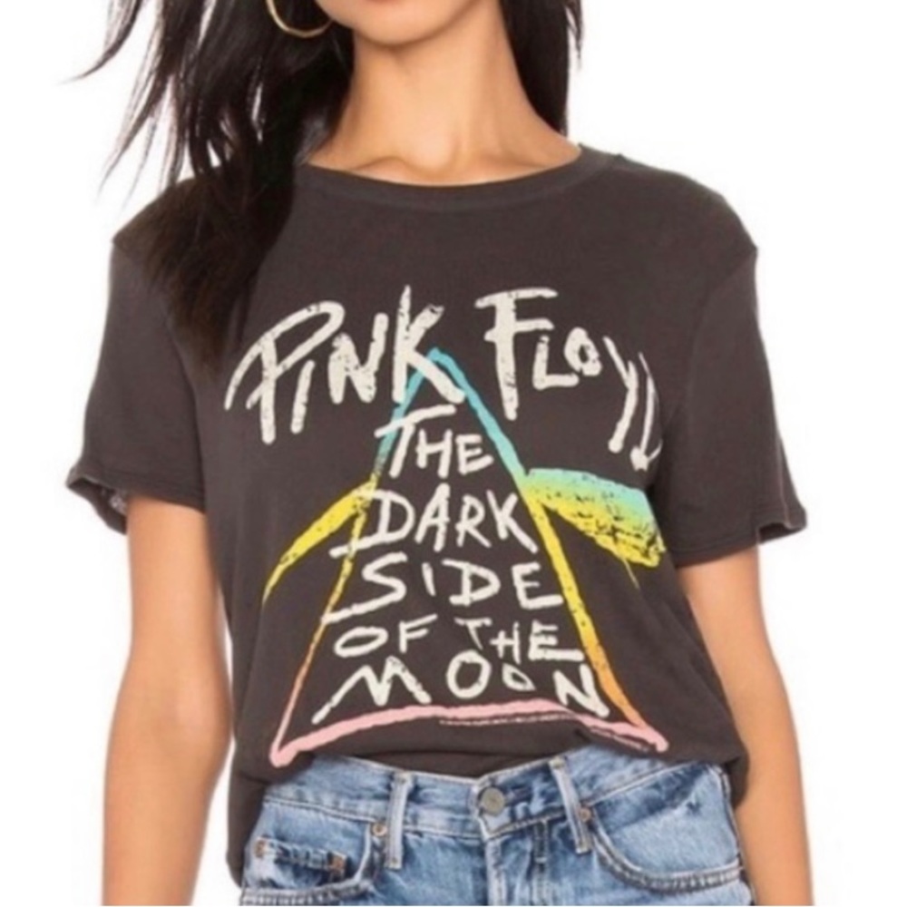 Chaser Pink Floyd Graphic Band Tee Gray Women’s Size Small